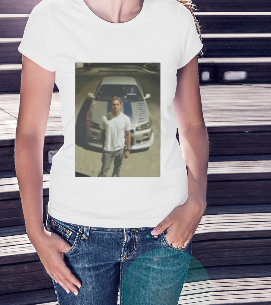 50th Birthday Archive 01 The Paul Walker Foundation Nissan Skyline R34 T-Shirt
