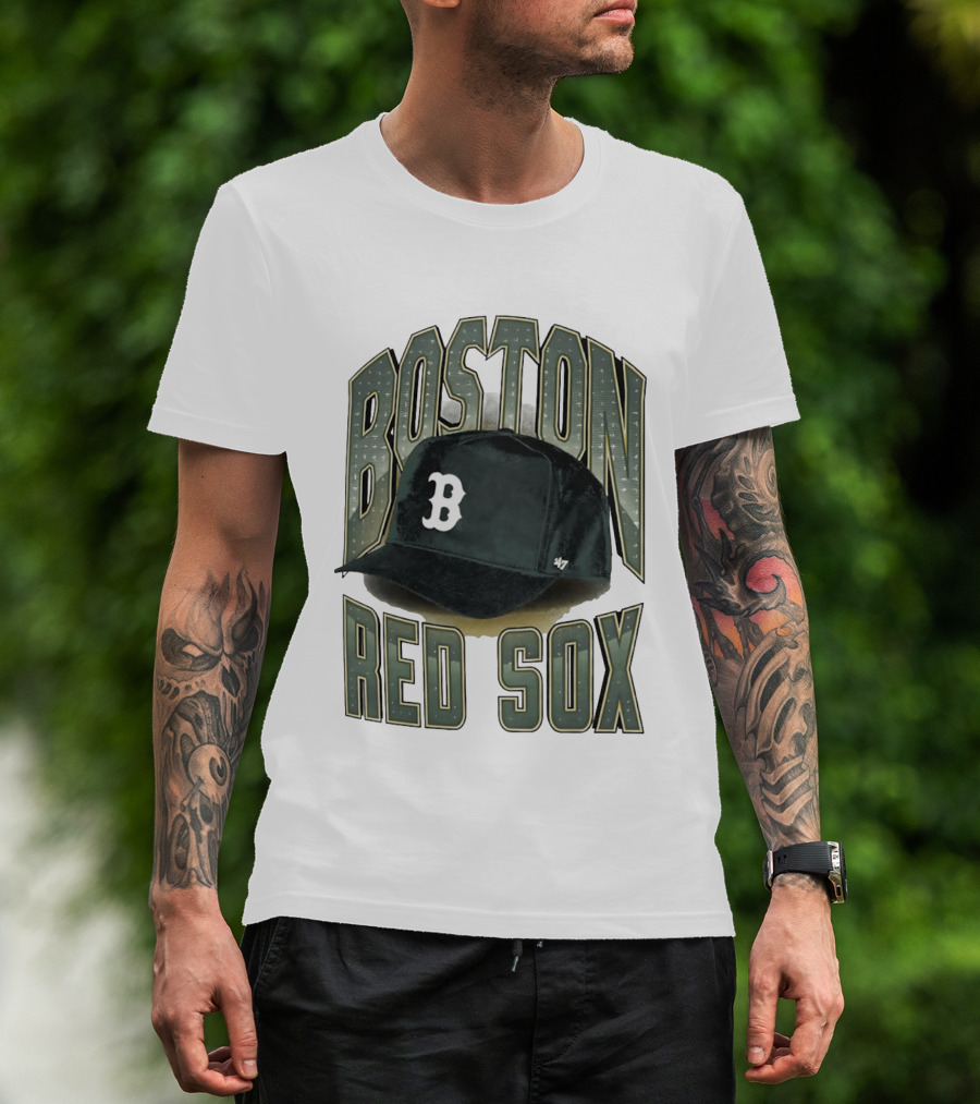 Boston Red Sox B Hat 47 Brand City Connect Dune Tubular T-Shirt
