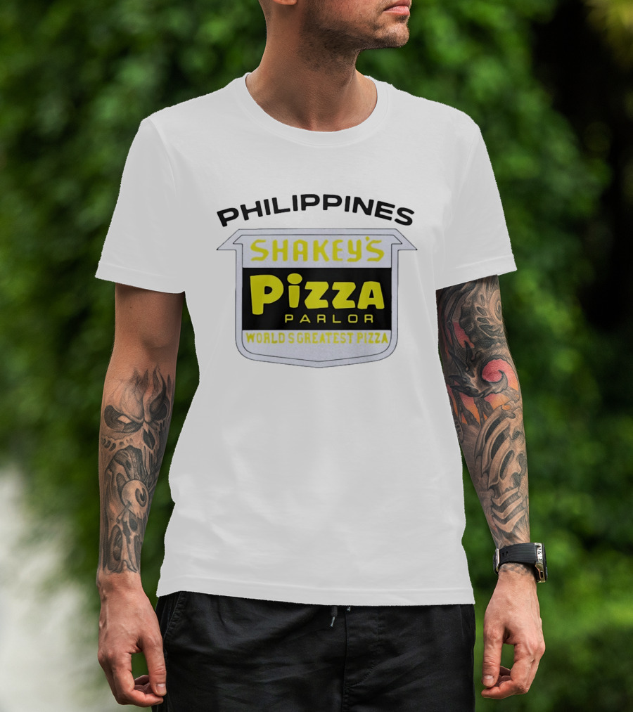 Philippines Shakey's Pizza Parlor World's Greatest Pizza T-Shirt