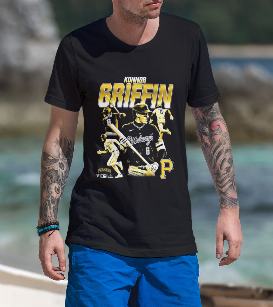 Pittsburgh Konnor Griffin 2026 Player Collage With Pirates T-Shirt