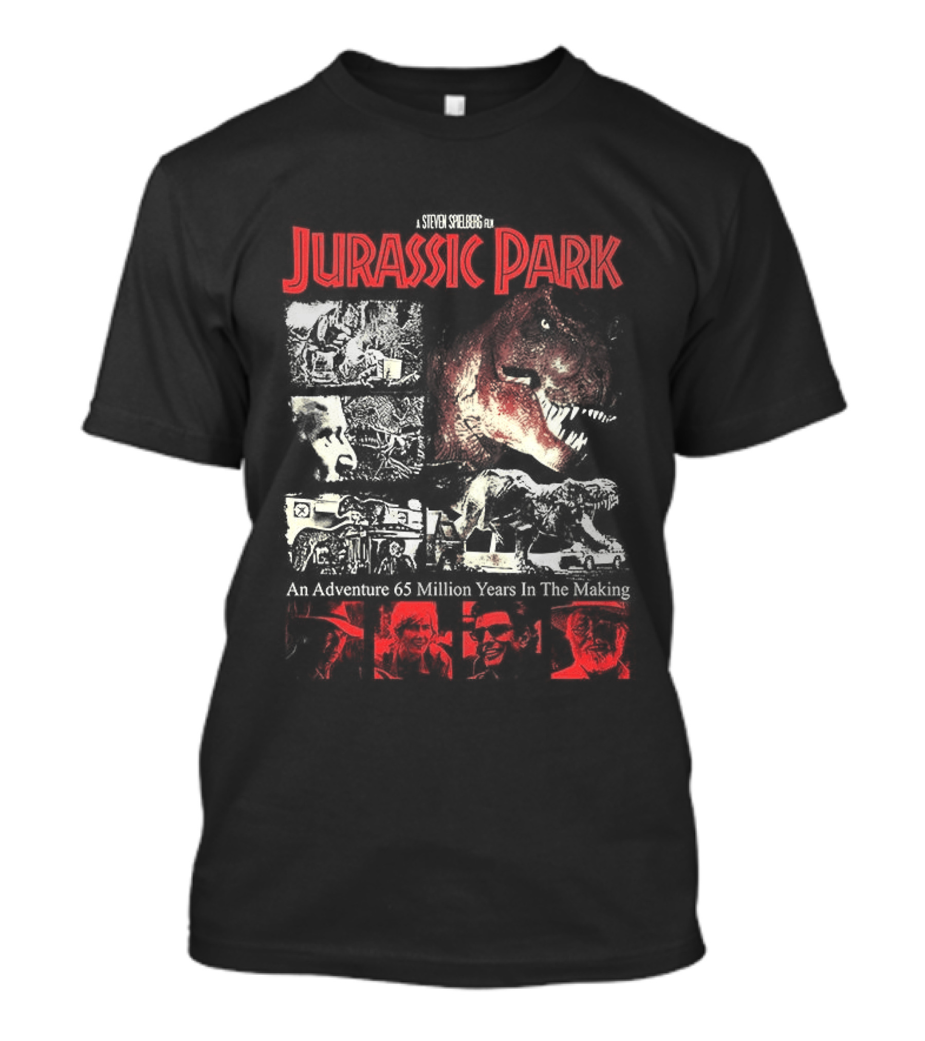 Jurassic Park Adventure 65 Million Years In The Making 1993 T-Shirt