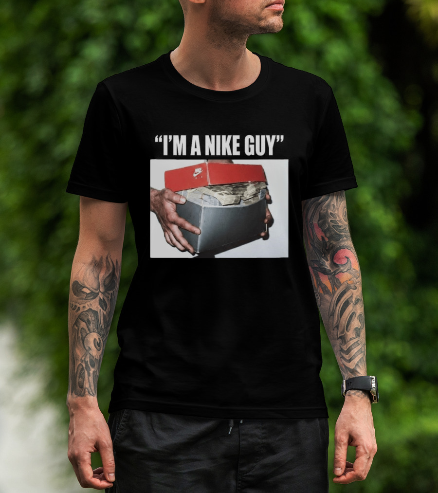 LeBron James Nike Air Cash Sneaker Box T-Shirt