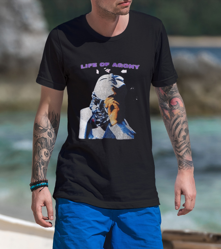Life Of Agony Ugly Masked Face T-Shirt