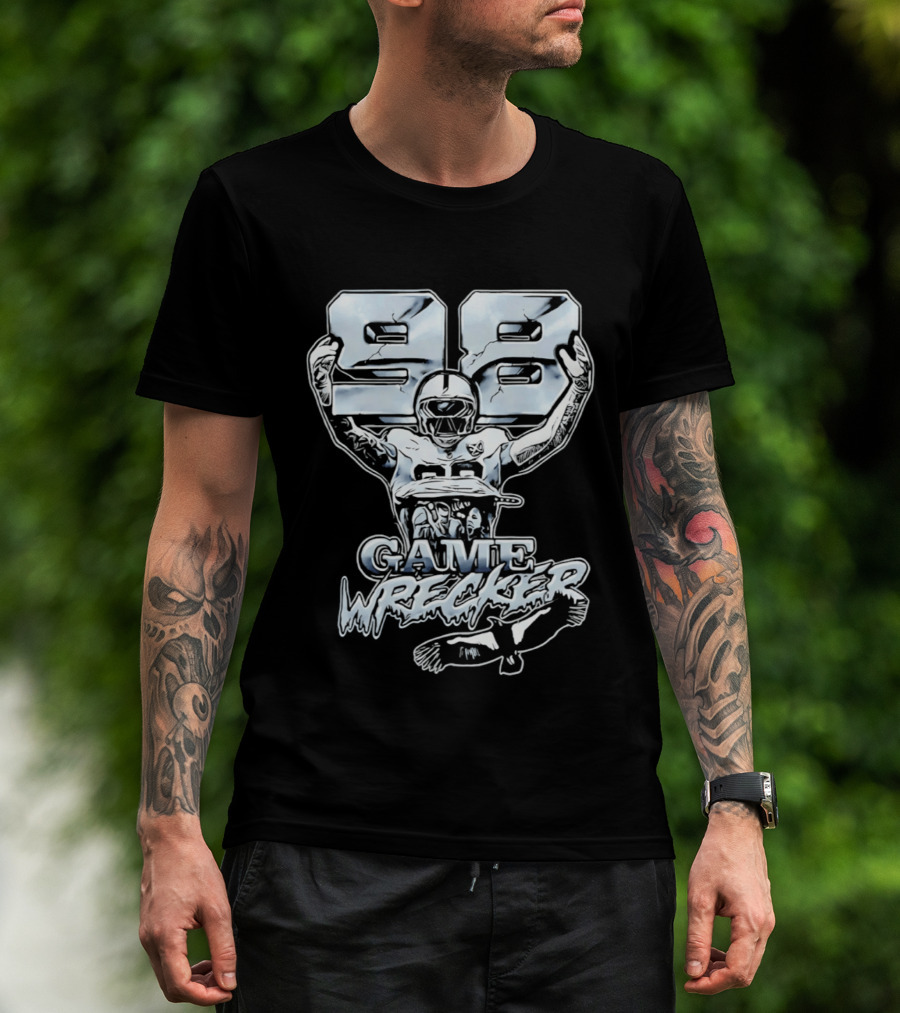 Maxx Crosby 98 Game Wrecker Las Vegas Raiders T-Shirt