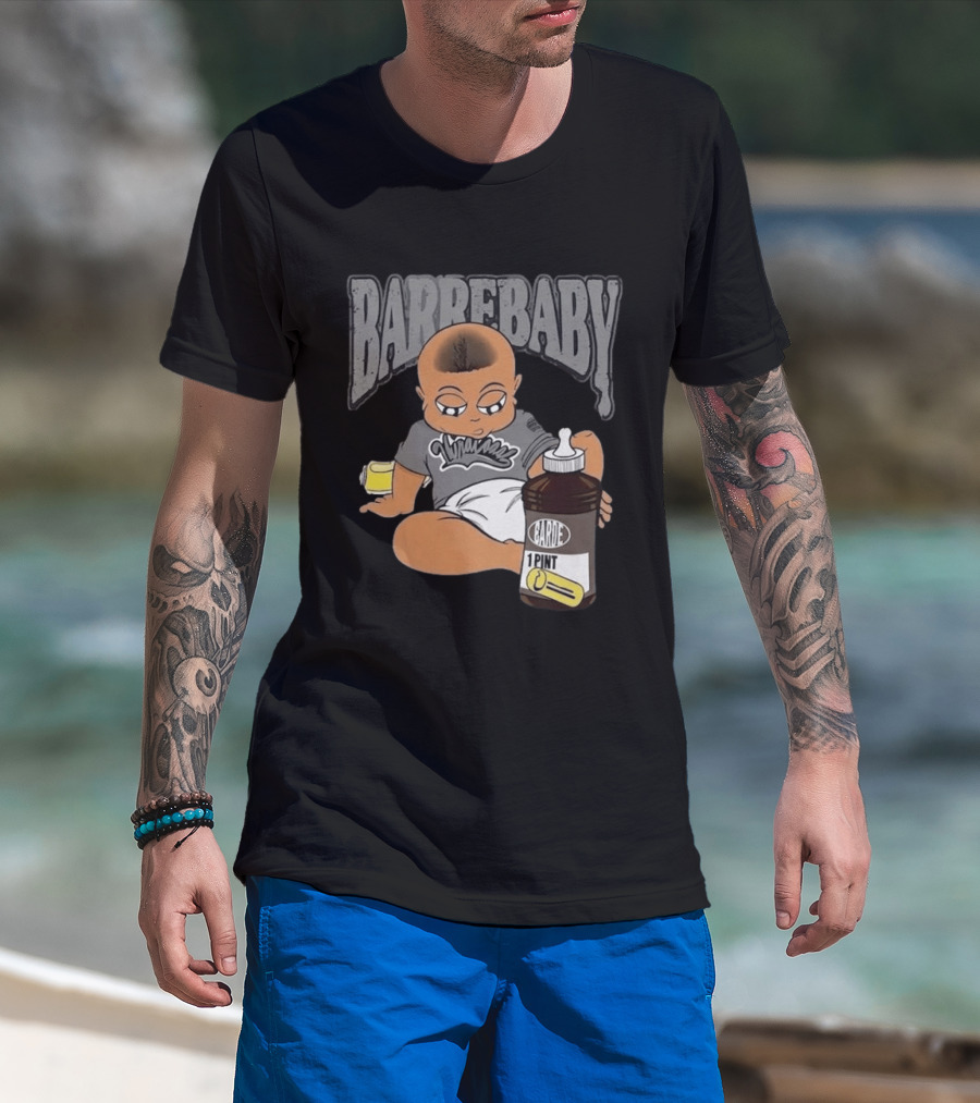 Barrebaby Lil Wayne Syrup 1 Pint Vintage Baby Cartoon T-Shirt
