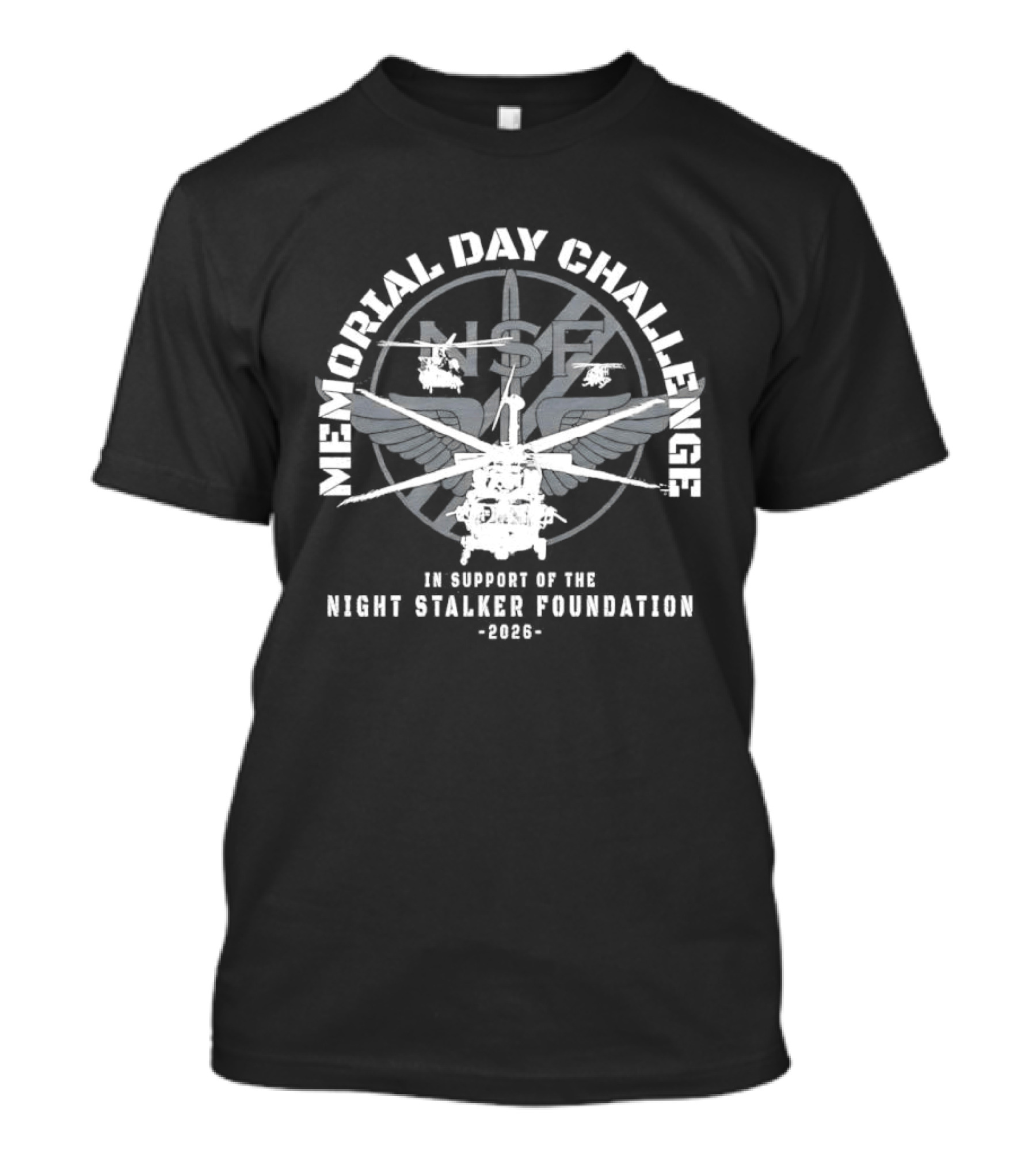 Memorial Day Challenge Support Night Stalker Foundation 2026 T-Shirt