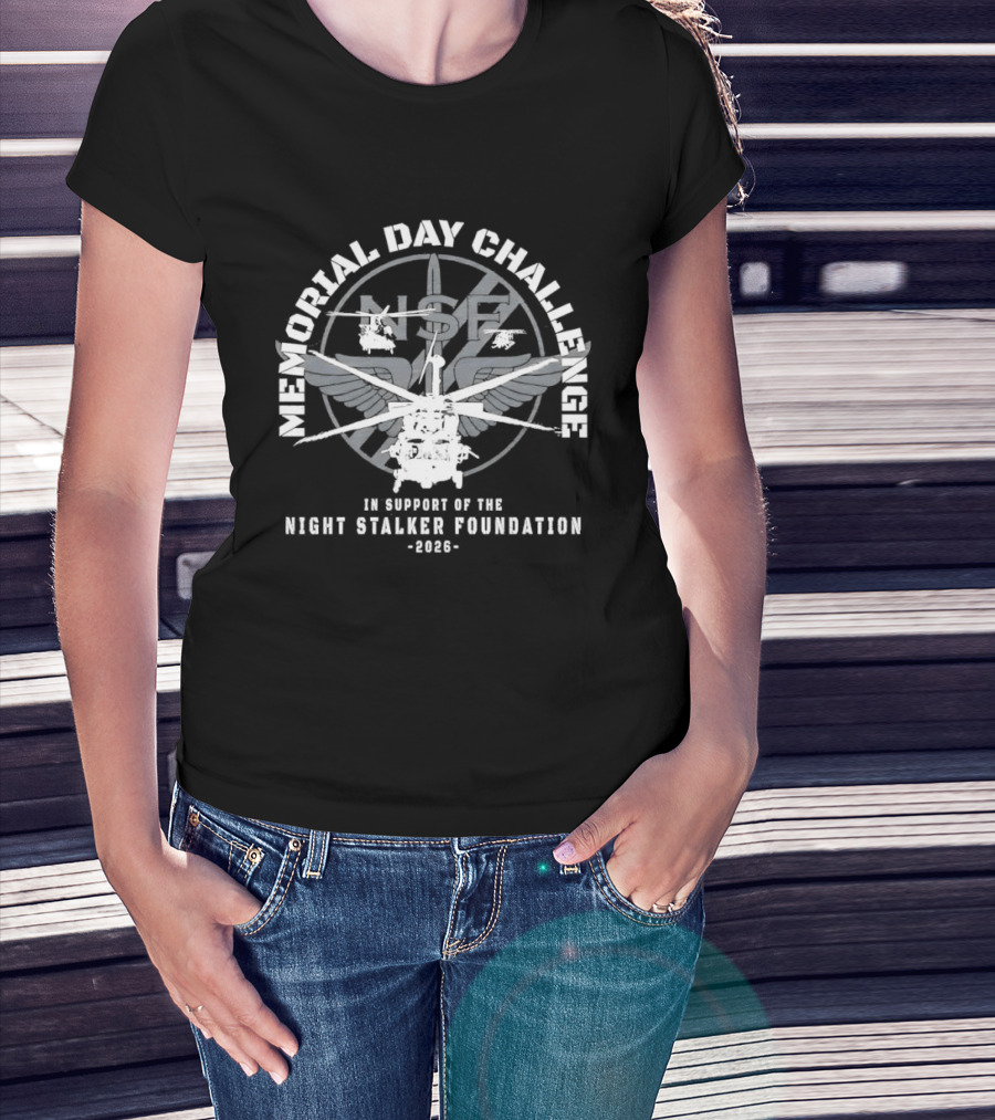 Memorial Day Challenge Support Night Stalker Foundation 2026 T-Shirt