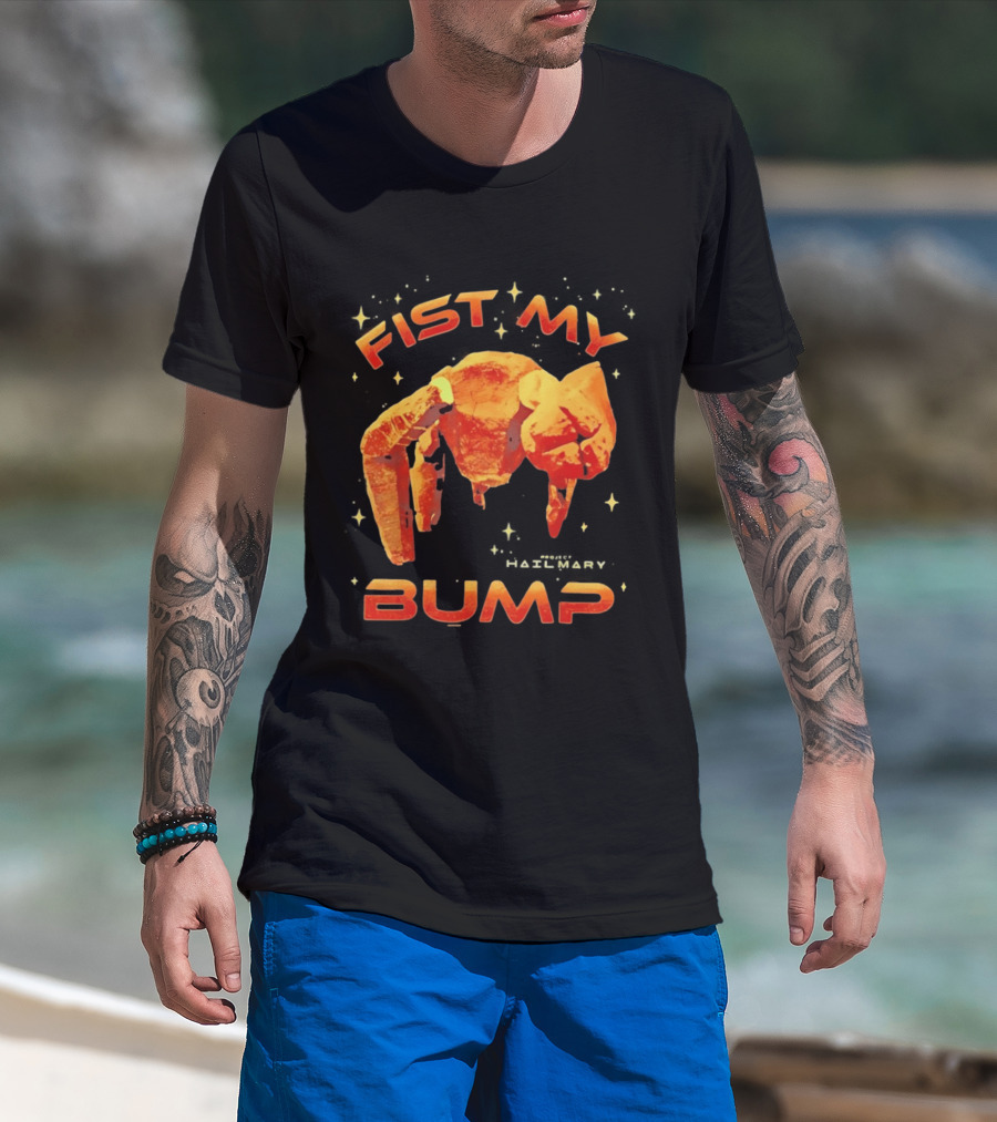 Fist My Bump Project Hail Mary Rocky Robot T-Shirt