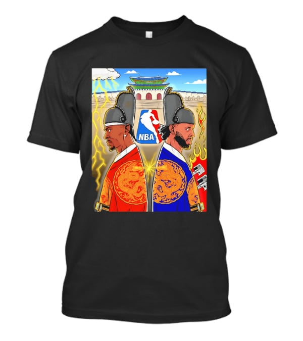 Shai Gilgeous Alexander Cade Cunningham 2026 NBA Korea Dragons Gyeongbokgung Palace T-Shirt