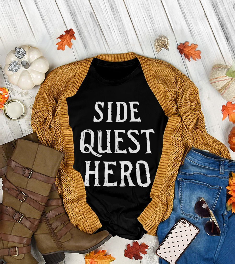 Side Quest Hero Gaming Adventure T-Shirt