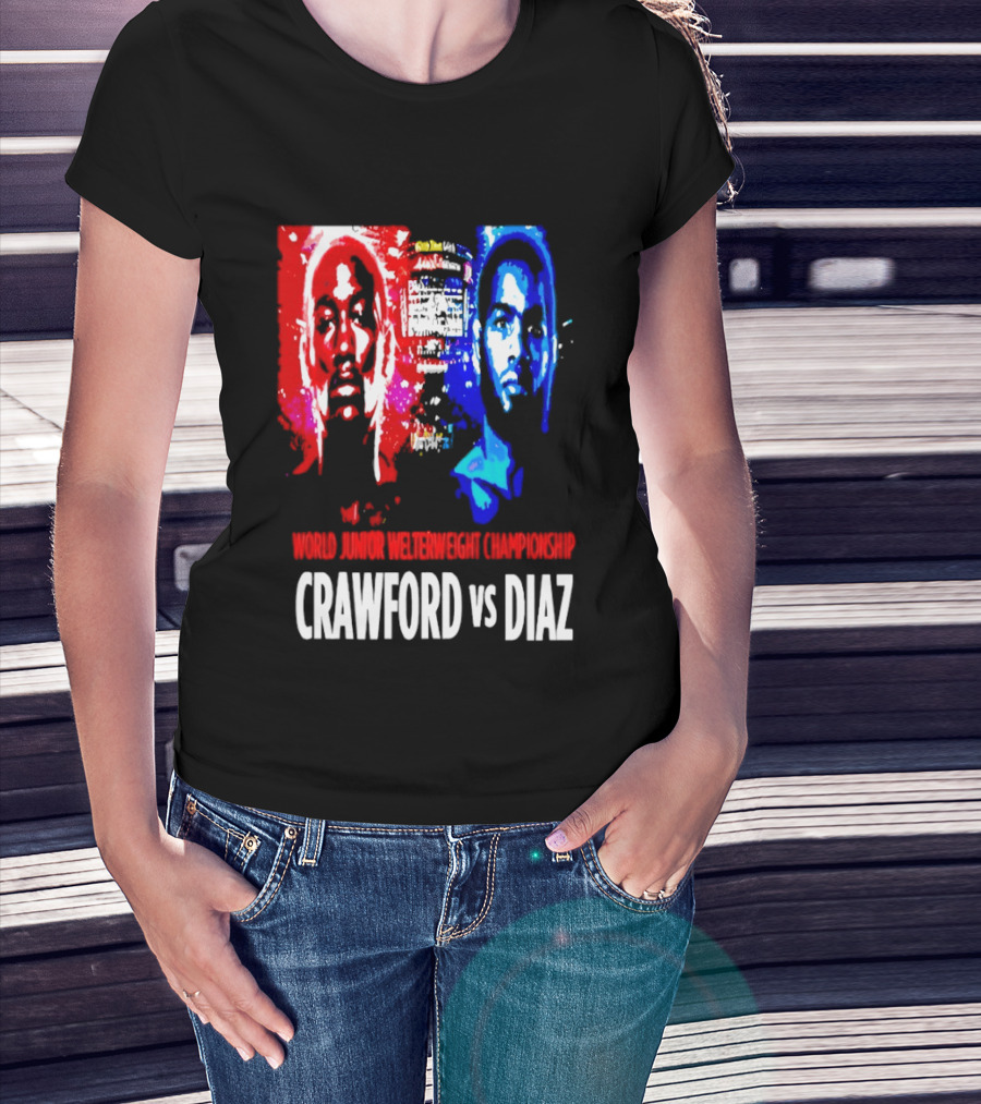 Crawford Vs Diaz World Junior Welterweight Championship Boxing T-Shirt