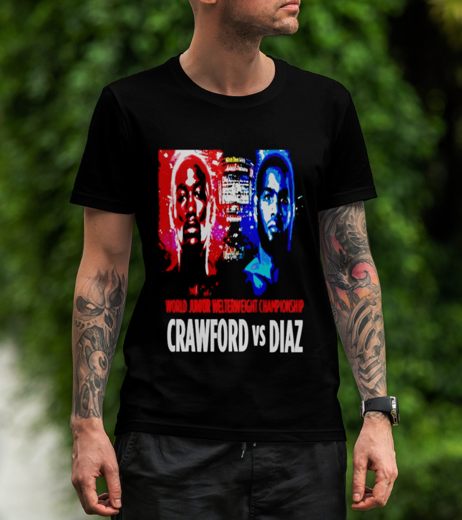 Crawford Vs Diaz World Junior Welterweight Championship Boxing T-Shirt