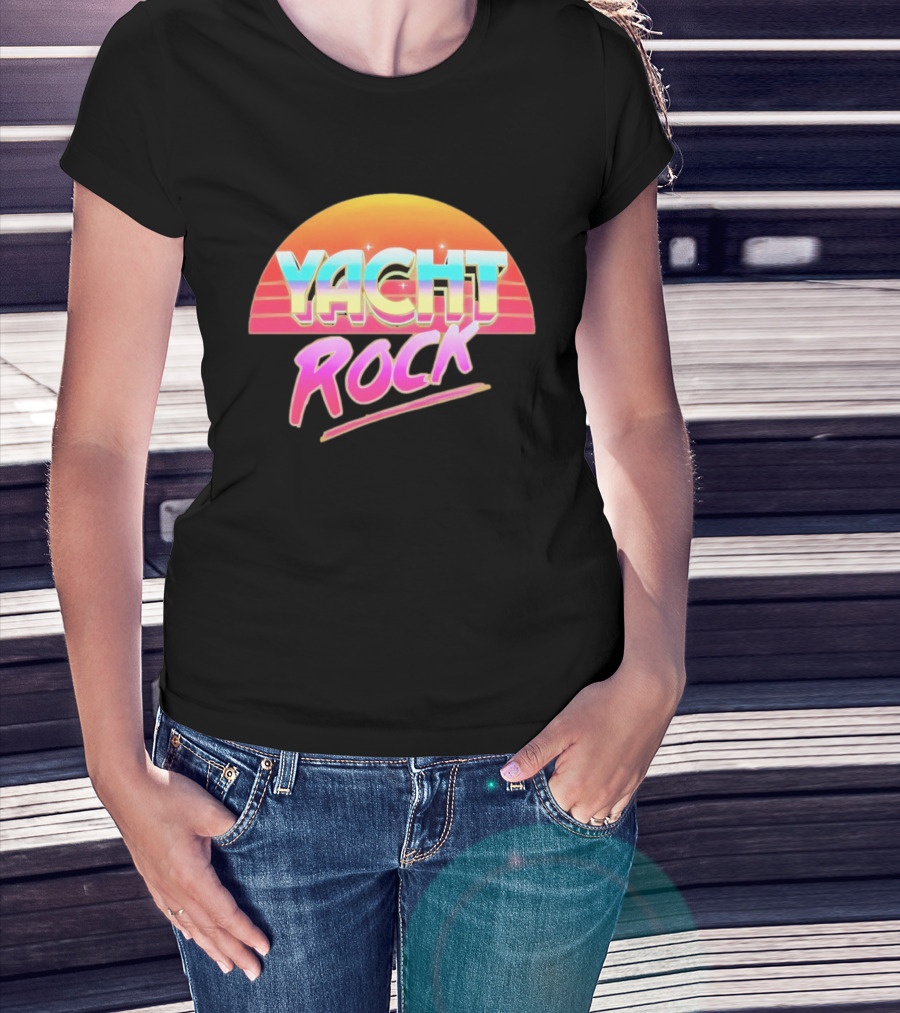Yacht Rock Sunset Retro Vibes T-Shirt