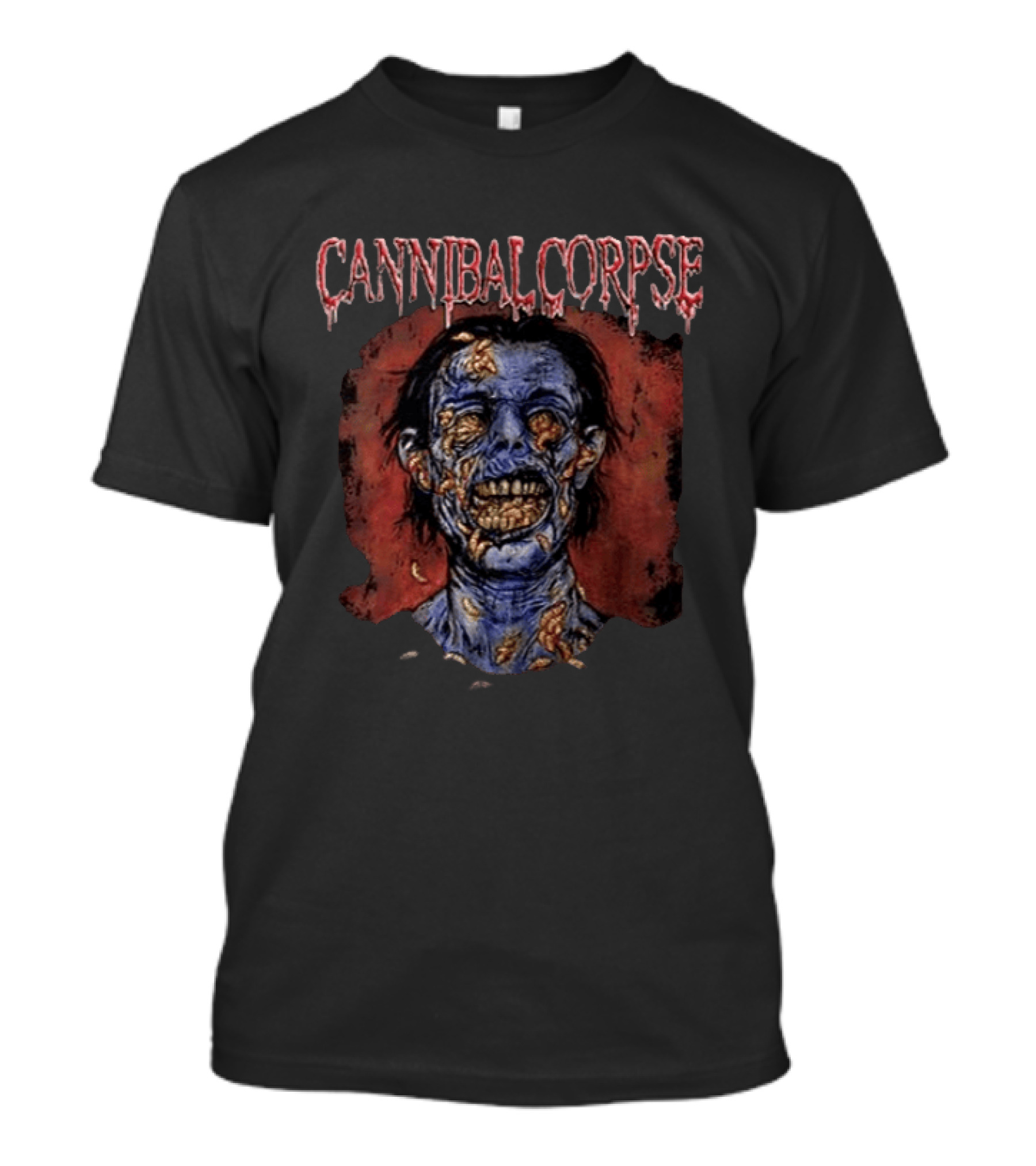 Cannibal Corpse Skull Full Of Maggots Zombie T-Shirt
