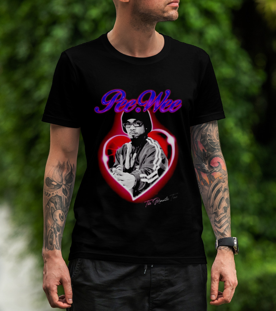 Pee Wee Heart Tour 2026 Anderson Paak Live Performance T-Shirt