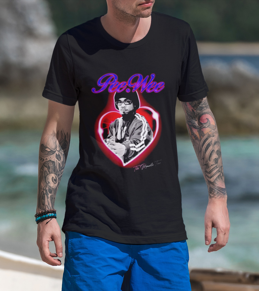Pee Wee Heart Tour 2026 Anderson Paak Live Performance T-Shirt