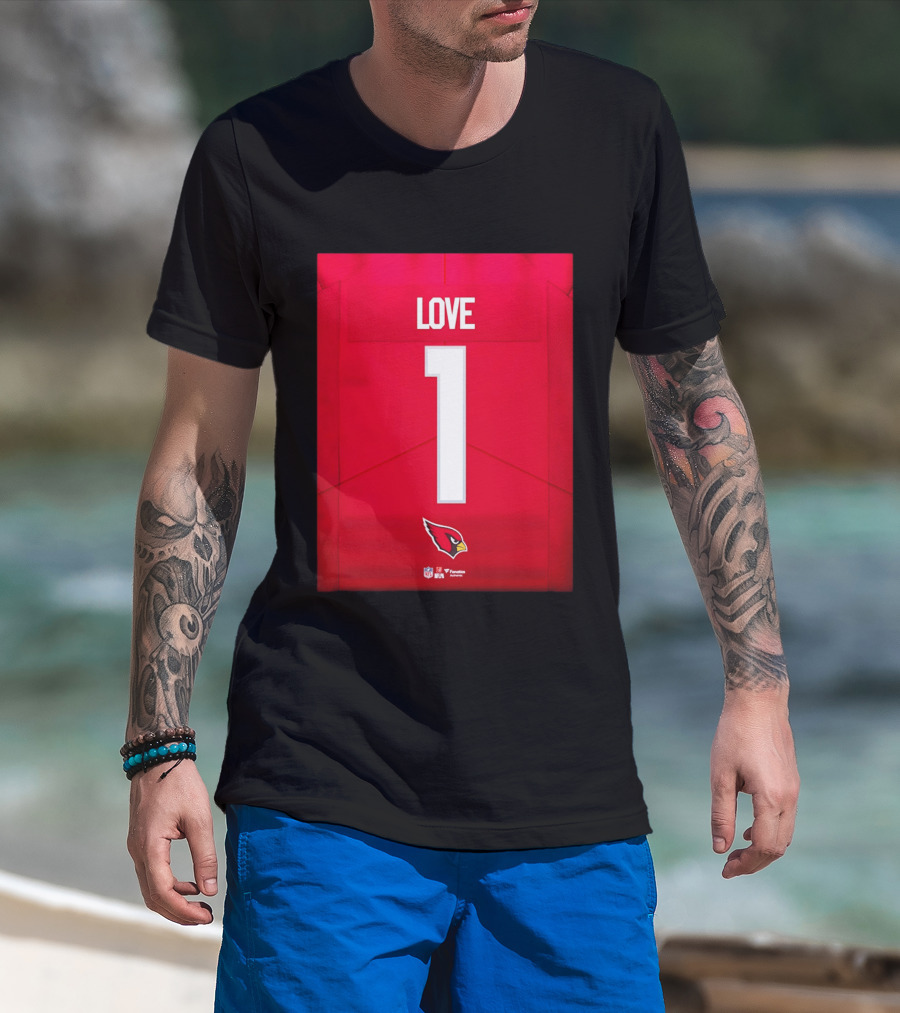 Arizona Cardinals 2026 Draft Love 1 Jersey T-Shirt