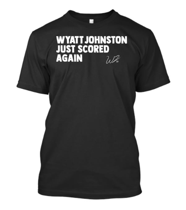 Wyatt Johnston Scored Again WP Signature T-Shirt