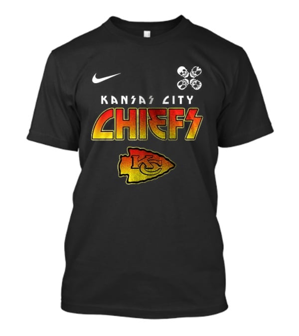 Kansas City Chiefs Rock And Roll All Nite Abbey Road T-Shirt
