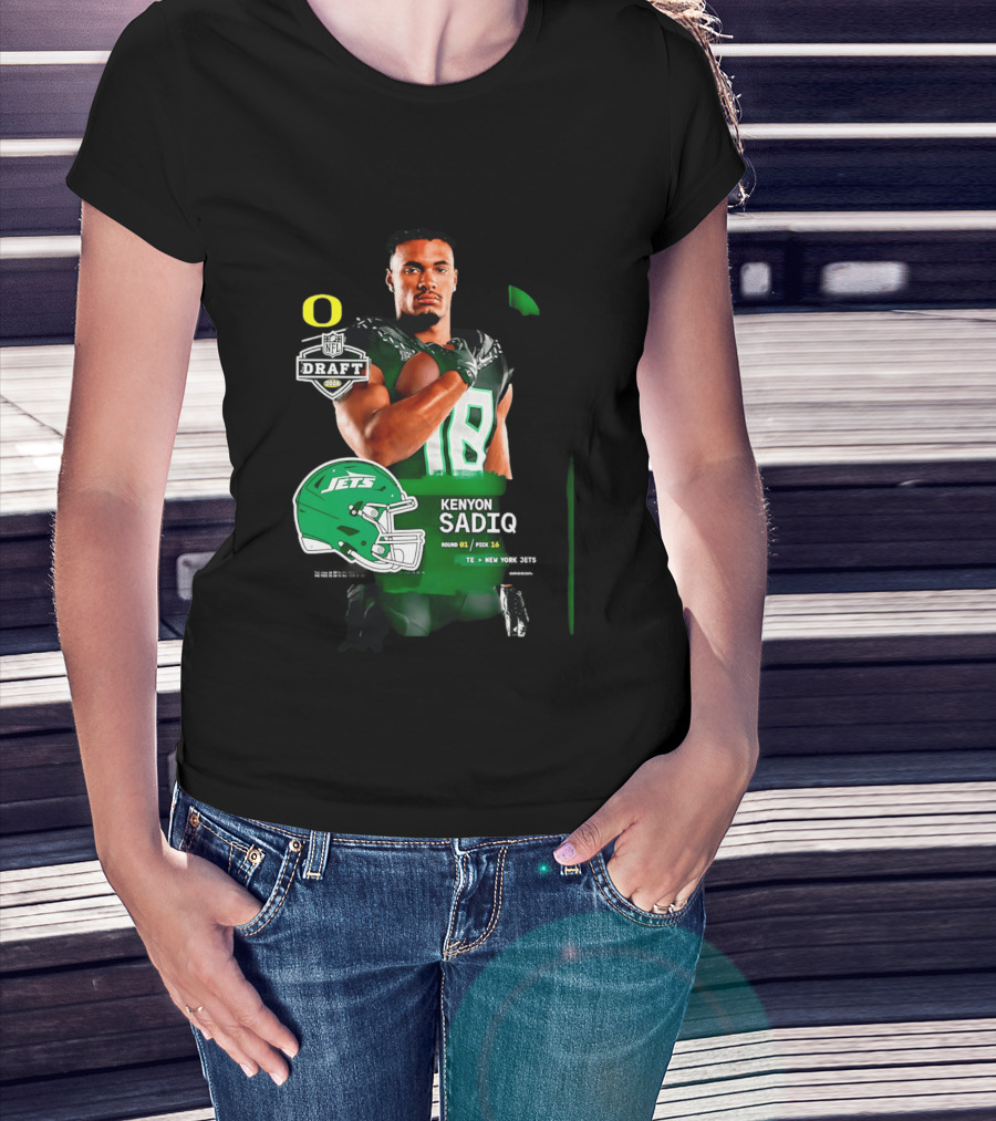 Kenyon Sadiq 2026 NFL Draft Round 1 Pick 16 New York Jets T-Shirt
