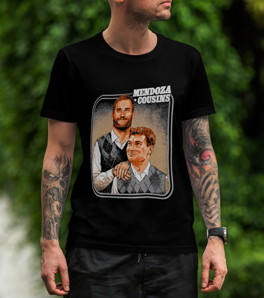 Mendoza Cousins Duo Sweater Vest Pairing T-Shirt