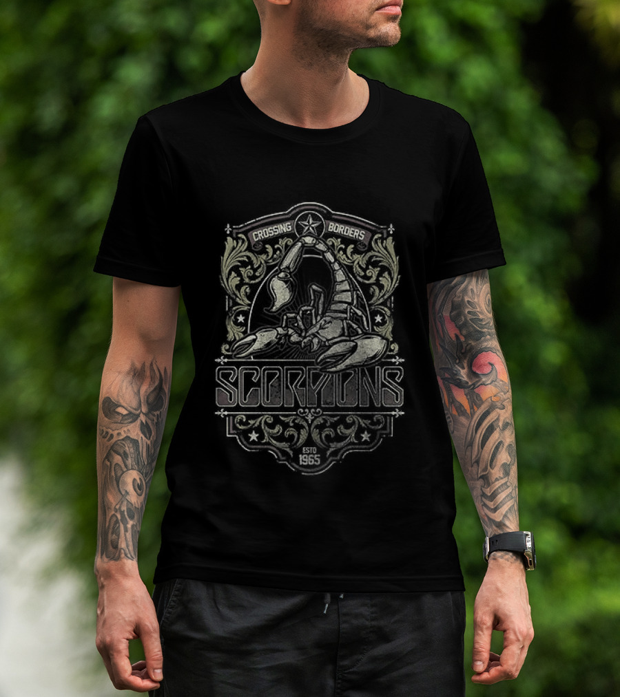 Scorpions Crossing Borders Wind Of Change Album T-Shirt