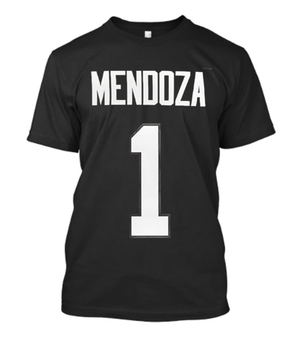 Las Vegas Raiders Fernando Mendoza Number 1 Jersey T-Shirt