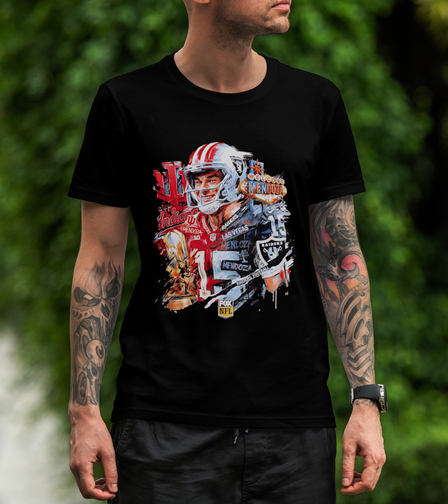Las Vegas Raiders Welcome Fernando Mendoza Indiana Hoosiers NFL Raiders Football T-Shirt