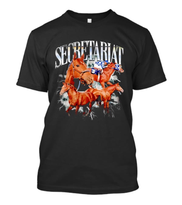 SECRETARIAT Horse Racing Legend Triple Crown Winner T-Shirt