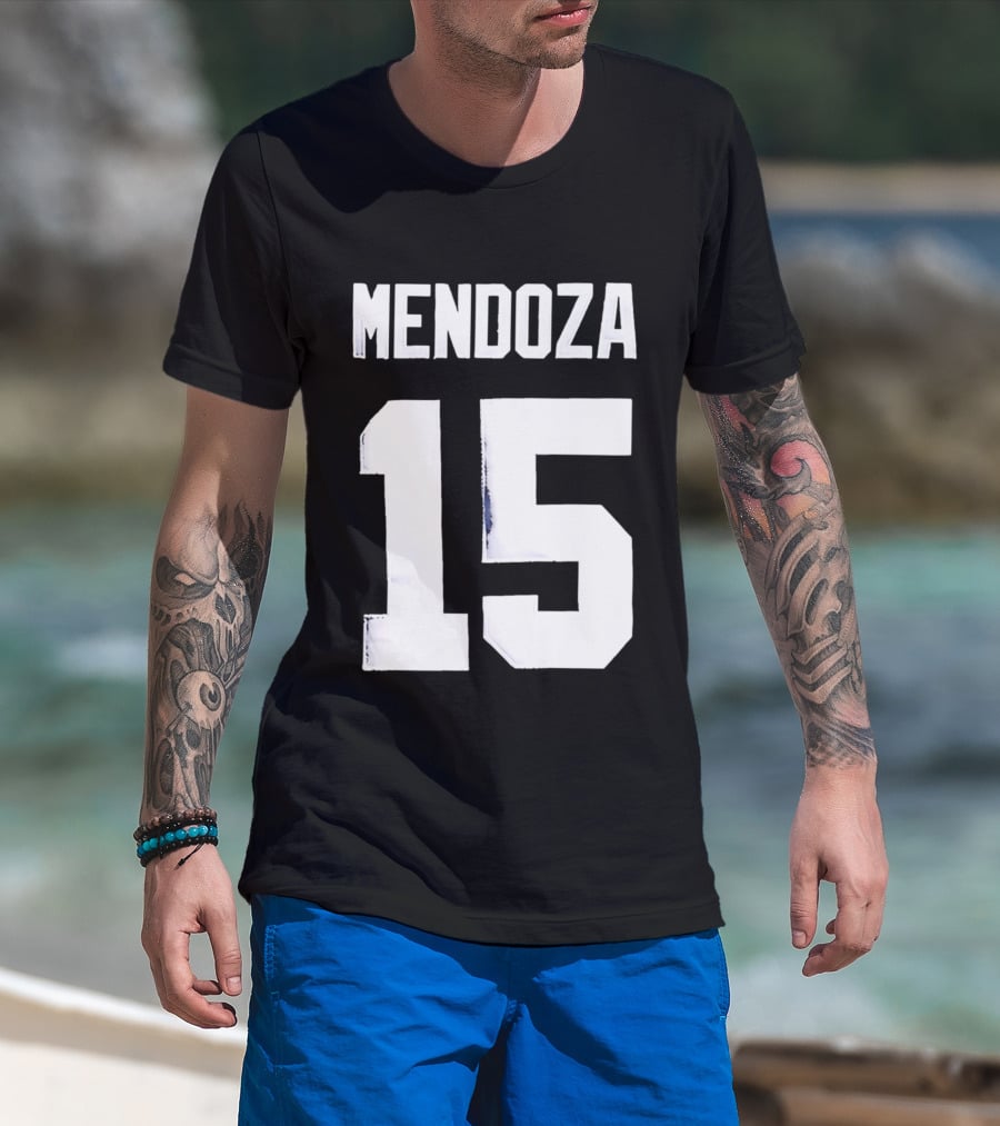 Mendoza 15 Las Vegas Raiders T-Shirt