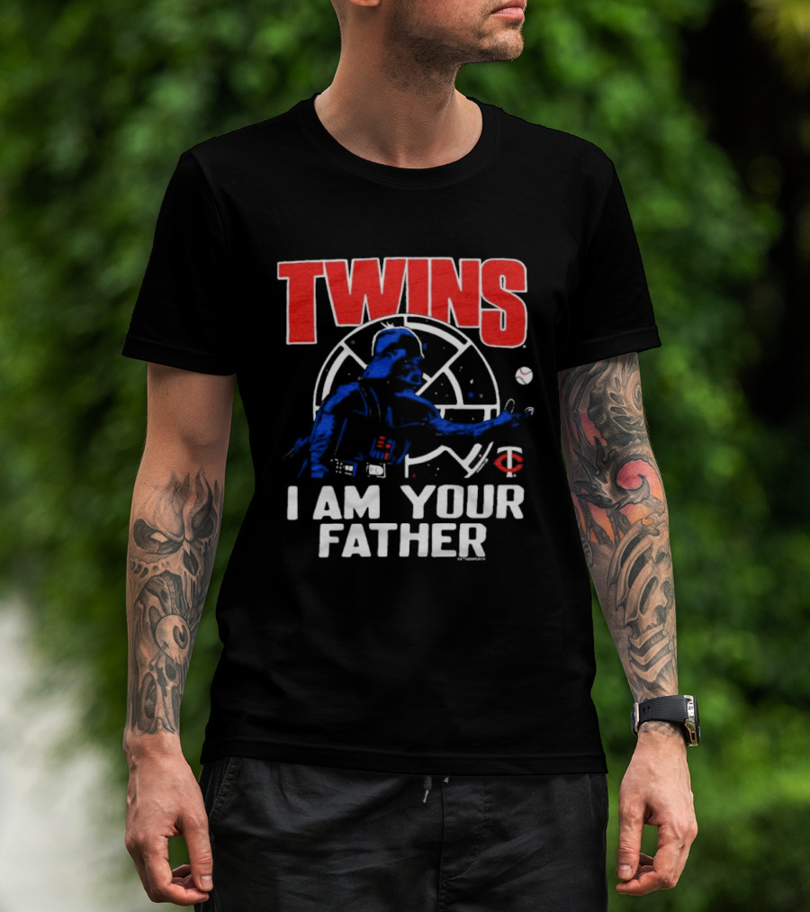 Star Wars Twins I Am Your Father Baseball T-Shirt
