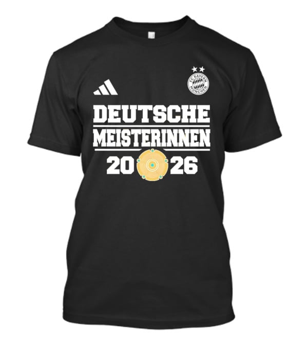 FC Bayern Munich Deutsche Meisterinnen 2026 T-Shirt