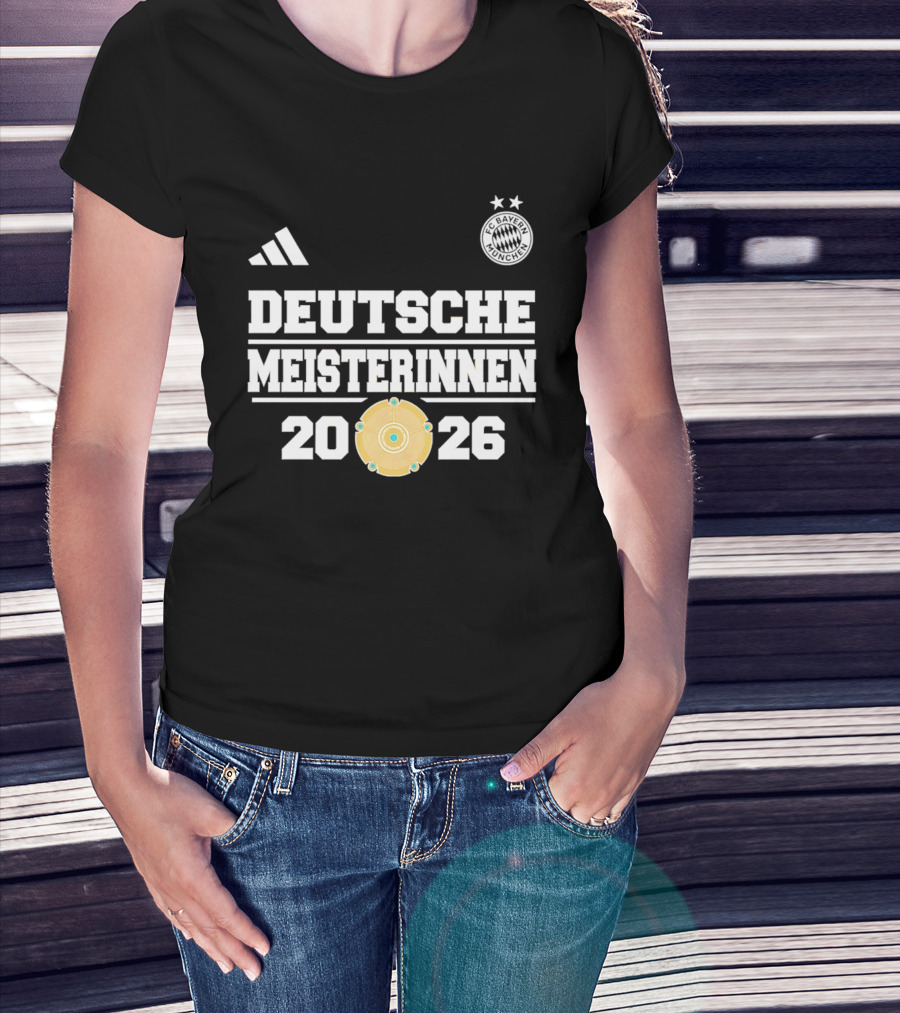 FC Bayern Munich Deutsche Meisterinnen 2026 T-Shirt