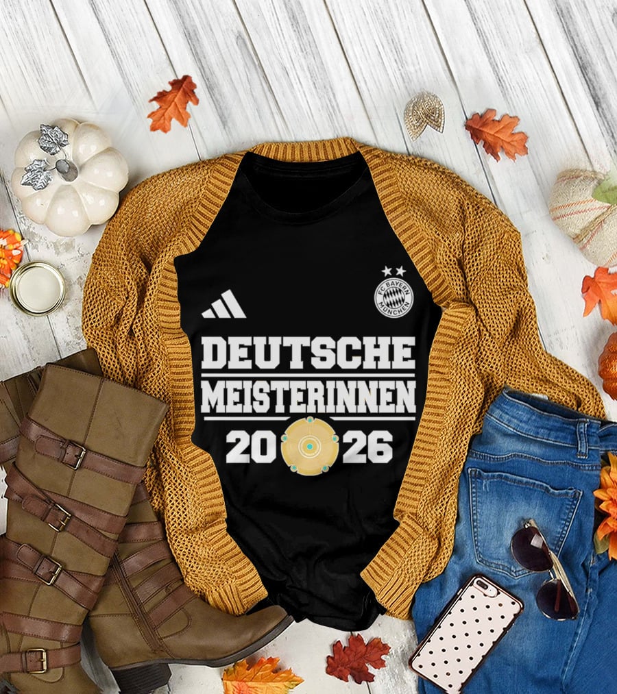 FC Bayern Munich Deutsche Meisterinnen 2026 T-Shirt