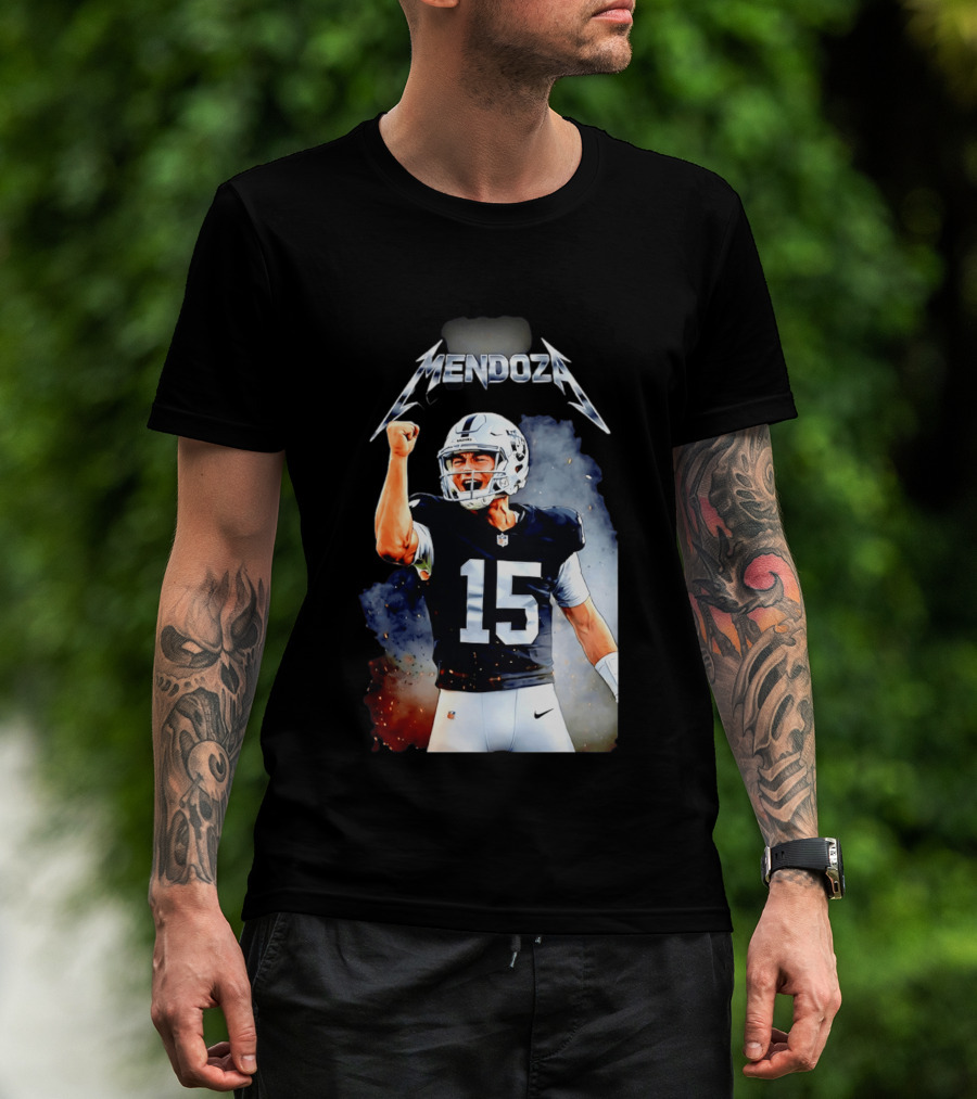 Mendoza Las Vegas Raiders 2026 Draft Fan Gear T-Shirt