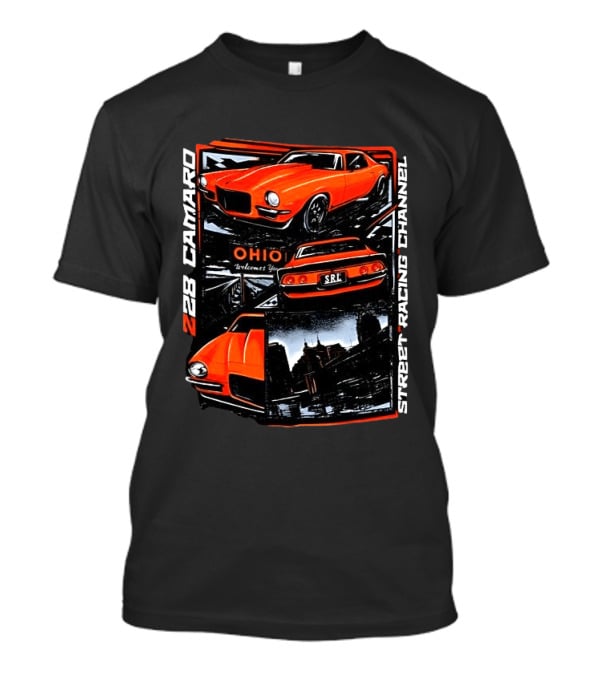 Ohio Welcome Z28 Camaro Street Racing Channel SRL T-Shirt