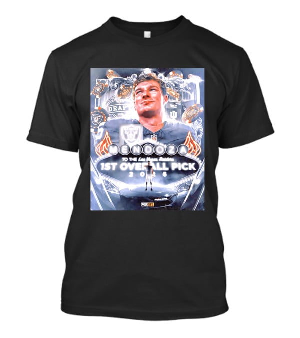Fernando Mendoza Las Vegas Raiders 1st Overall Pick 2026 NFL Draft Fox Sports T-Shirt