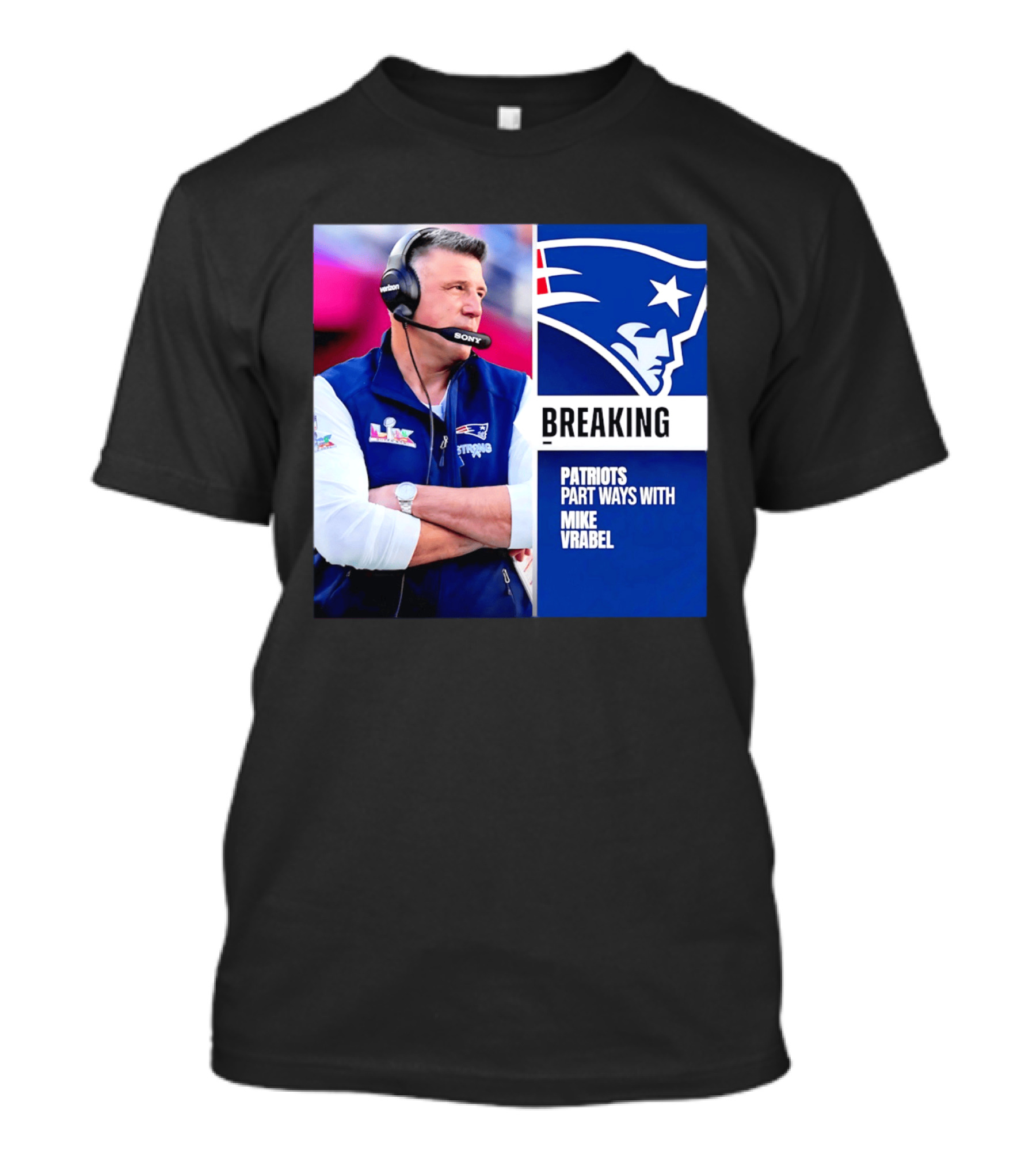 Breaking Patriots Part Ways Mike Vrabel T-Shirt
