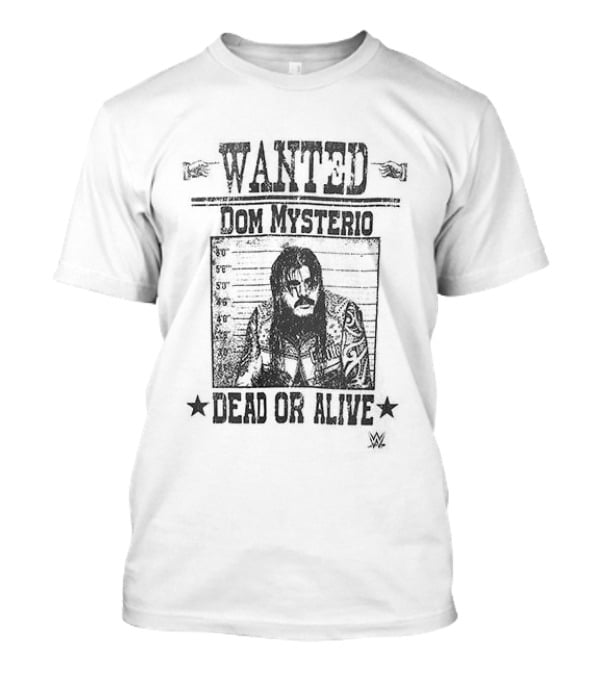 Wanted Dominik Mysterio Dead Or Alive Ripple Junction Tan T-Shirt