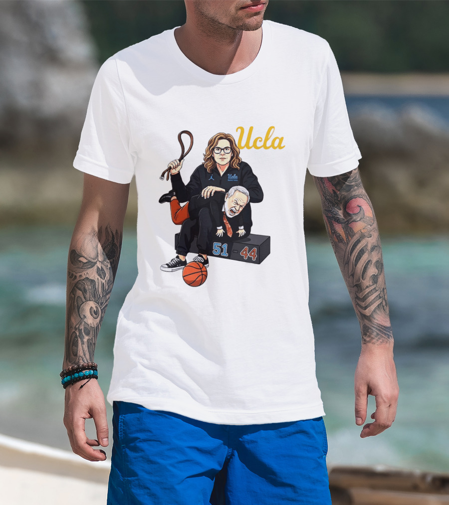 UCLA Bruins Cori Close Vs Vic Schaefer Texas Longhorns 2026 Women's NCAA Tournament Score 51 44 T-Shirt