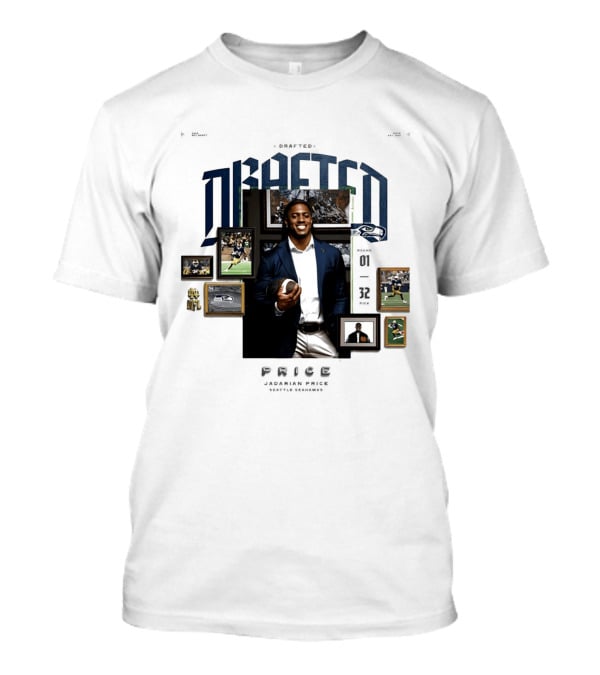 Seattle Seahawk 2026 Drafted Jadarian Price Football Highlights NFL T-Shirt