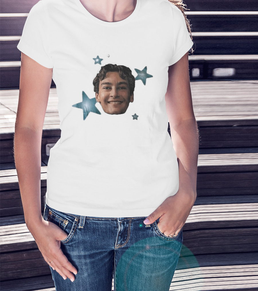 George Sixty Three Starry Smiling Face T-Shirt