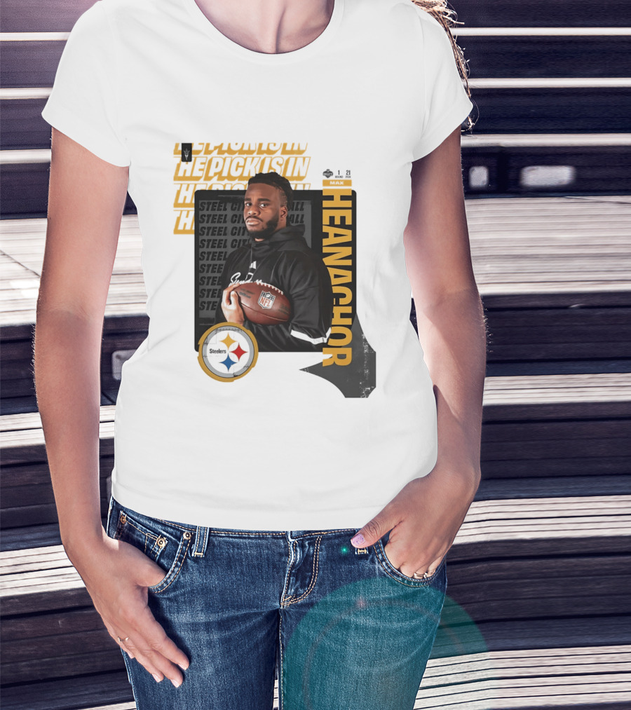 Max Iheanachor Steelers NFL Draft Round 1 Pick 21 2026 T-Shirt