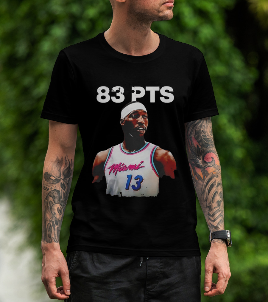 Bam Adebayo 83 PTS Miami 13 T-Shirt
