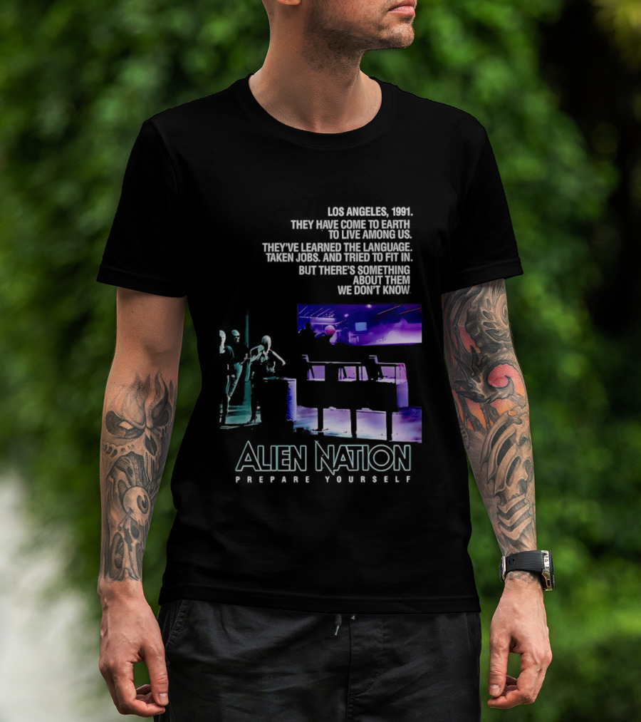 Alien Nation Prepare Yourself Sci Fi Movie Los Angeles 1991 T-Shirt