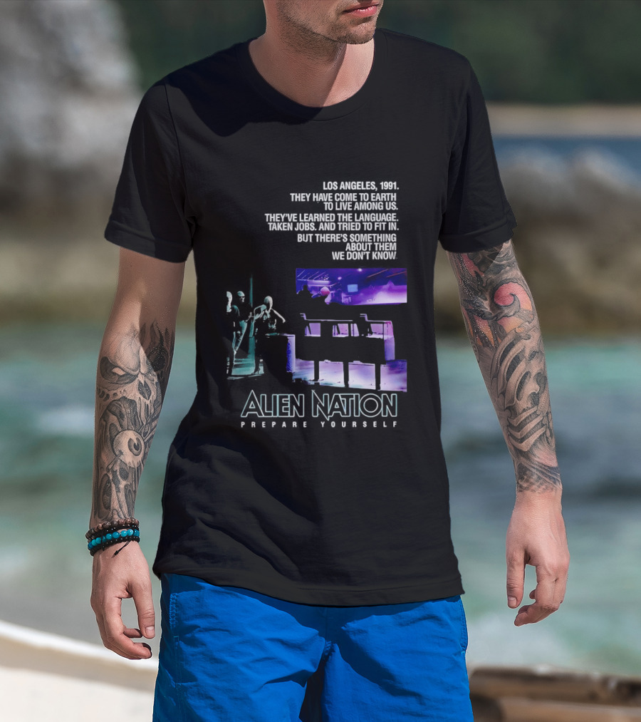 Alien Nation Prepare Yourself Sci Fi Movie Los Angeles 1991 T-Shirt