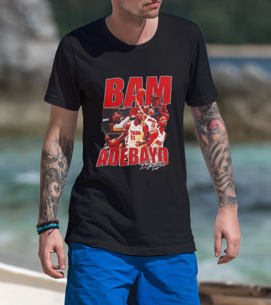 Bam Adebayo Heat Basketball Highlights And Scoring Feat T-Shirt