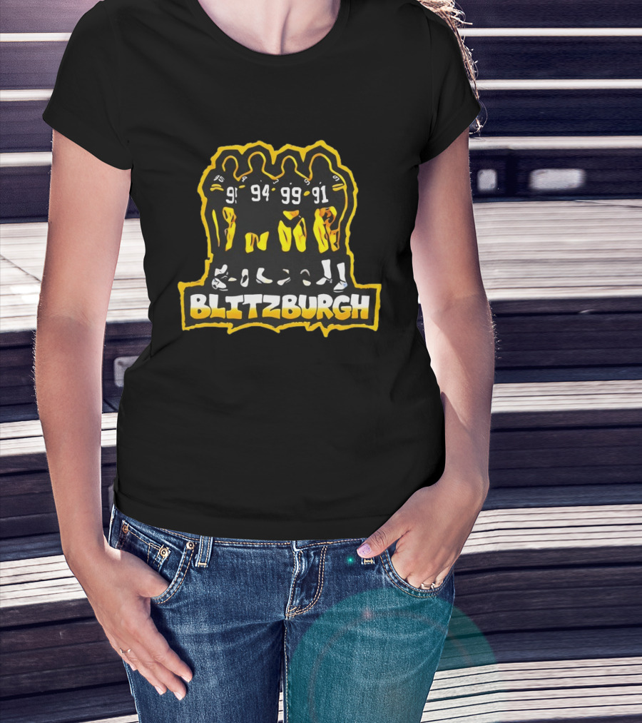 Pittsburgh Steelers Blitzburgh 95 94 99 91 T-Shirt