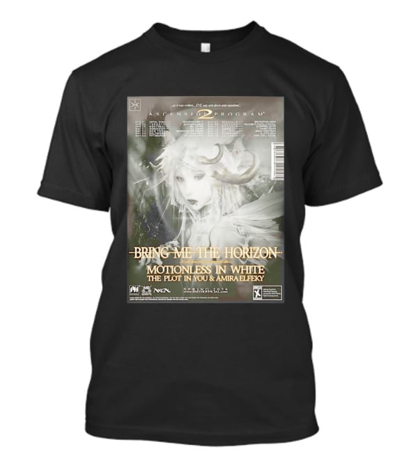 Bring Me The Horizon Ascension Program 2026 North America Tour Motionless In White The Plot In You Amira Elfeky Spring Dates T-Shirt