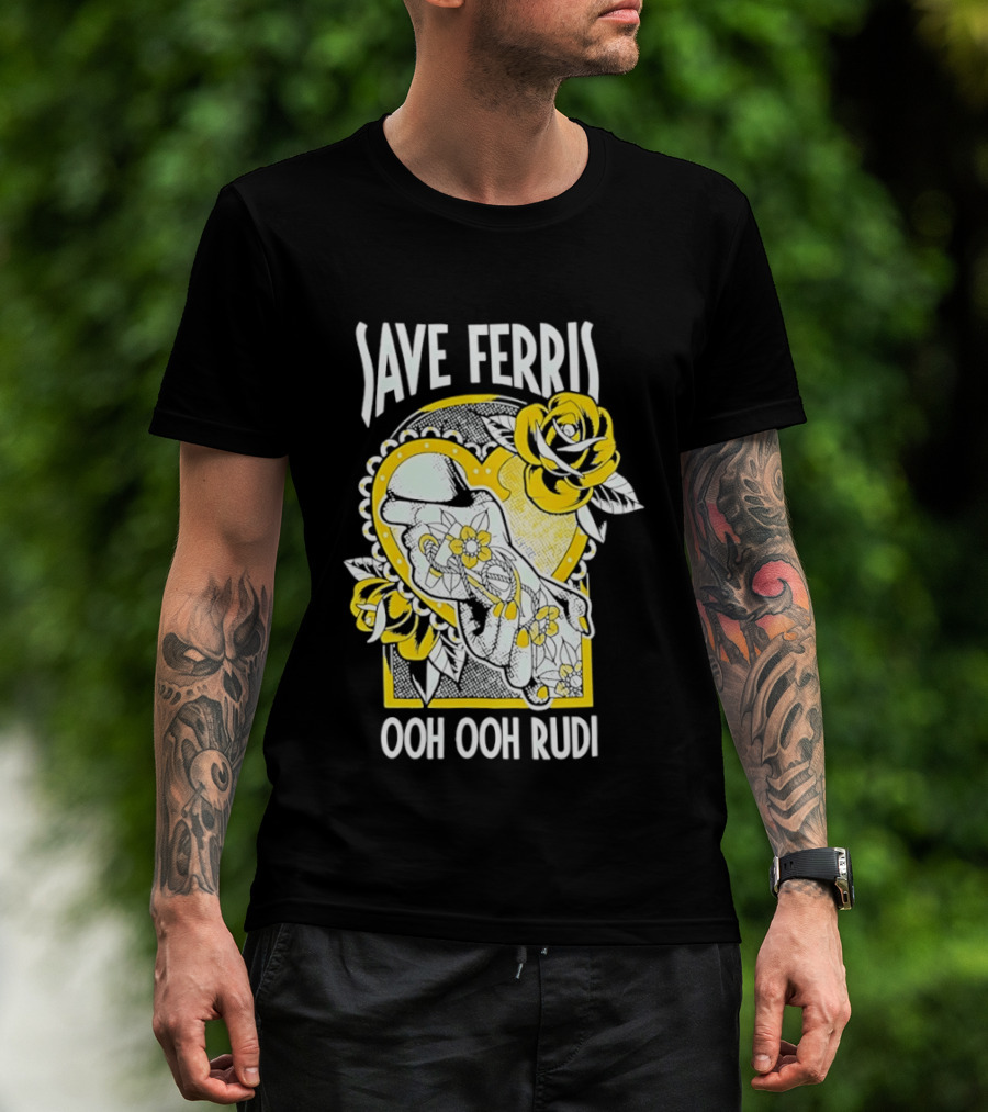 Save Ferris Ooh Ooh Rudi Rose T-Shirt